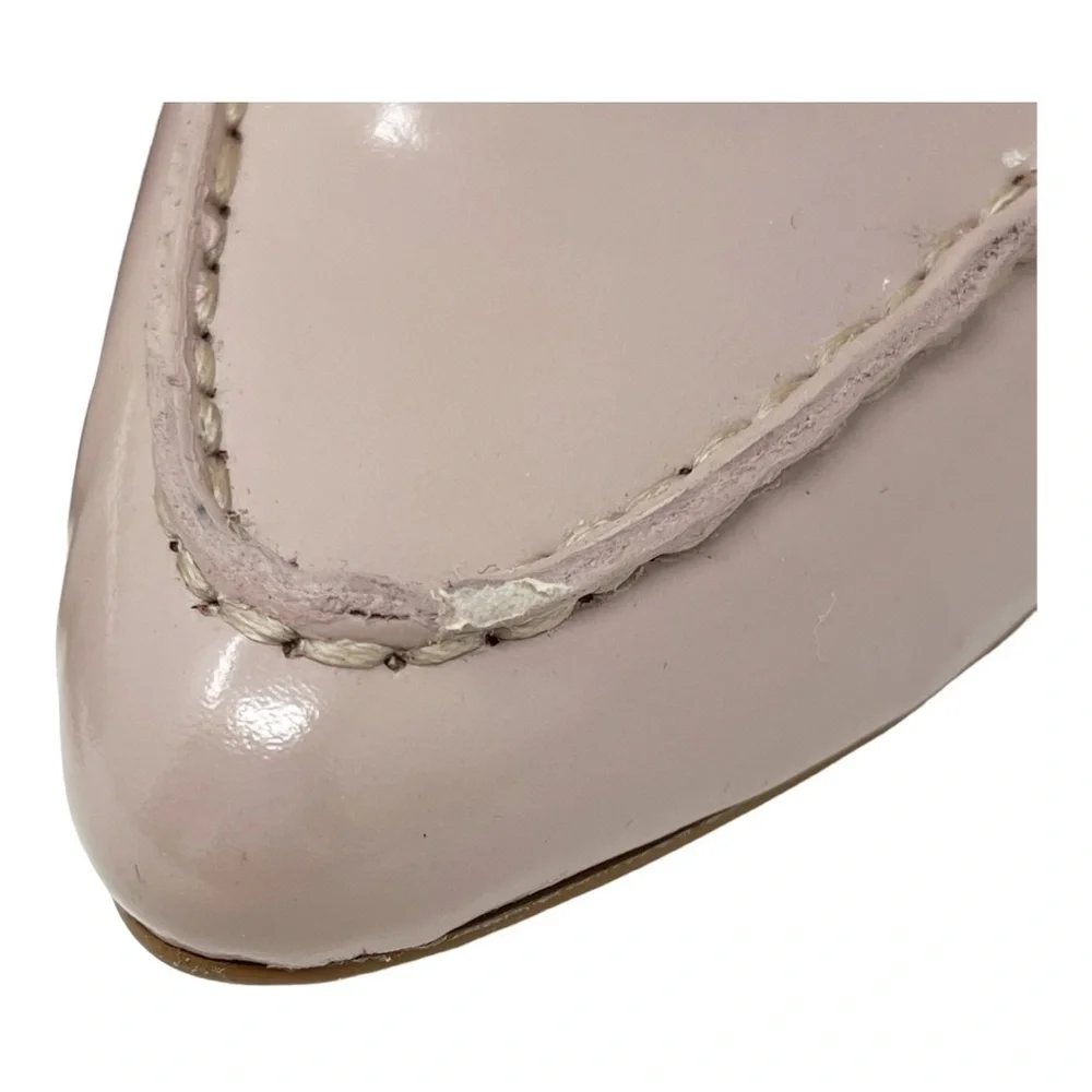 Anthropologie Pied Juste Tipo Pale Pink Lace Up Heels Sz 36